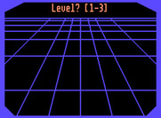 Beamrider for ColecoVision - Select a skill level.