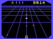 Beamrider for ColecoVision - Some objects, like debris, can only be destroyed with missiles...