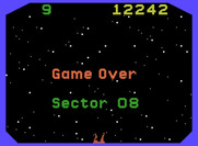 Beamrider for ColecoVision - Game over.