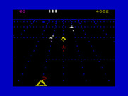 Beamrider for ZX Spectrum - New opponents appear as the game progresses...