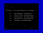 Beamrider for ZX Spectrum - Select a controller...