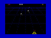 Beamrider for ZX Spectrum - The game begins...