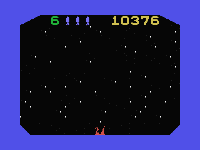 Beamrider MSX Screenshot: Crash! My ship was destroyed...
