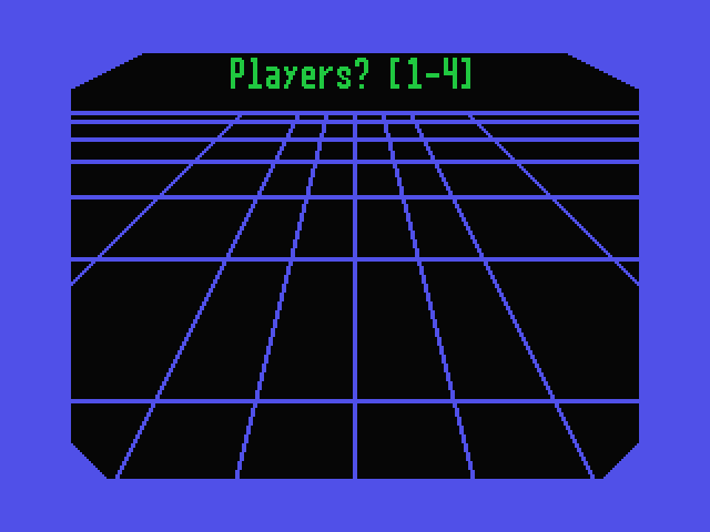 Beamrider MSX Screenshot: How many players?