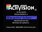 Beamrider for MSX - Loading screen (cassette version).