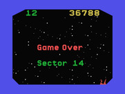 Beamrider for MSX - Game over.