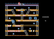 Mr. Do!'s Castle for Atari 8-bit - Each unicorn has a letter; spell EXTRA for an extra life!