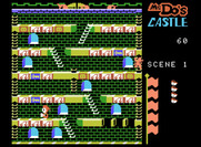 Mr. Do!'s Castle for ColecoVision - Game start; here come those pesky unicorns!