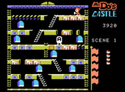 Mr. Do!'s Castle for ColecoVision - Hit the letter unicorns to spell EXTRA for a bonus life!