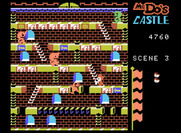Mr. Do!'s Castle for ColecoVision - The green unicorns are faster and trickier than the red ones...