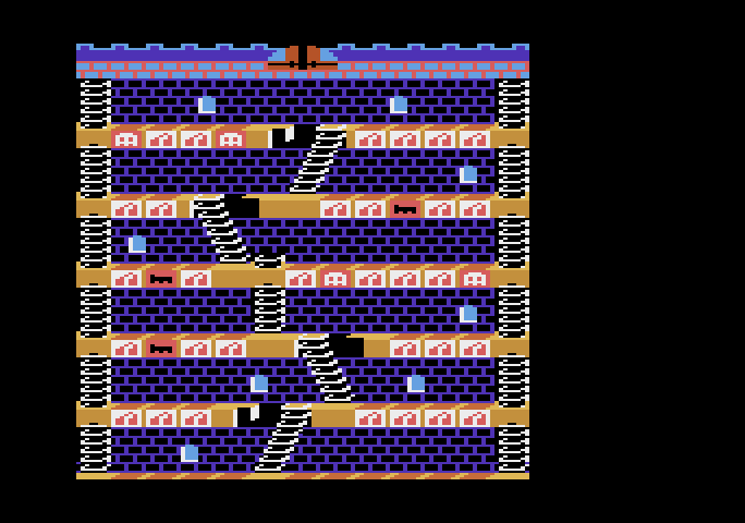 Mr. Do!'s Castle Atari 5200 Screenshot: Starting screen.