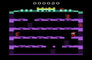 Mr. Do!'s Castle for Atari 2600 - Game start.
