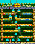 Mr. Do!'s Castle for Arcade - Game start.