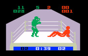 Boxing for Intellivision - Red player knocked out!