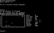 Space Games for IBM PC/Compatibles - Space Trek: Game start.