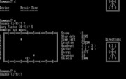 Space Games for IBM PC/Compatibles - Space Trek: Entering a command.