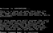 Space Games for IBM PC/Compatibles - Alien: Welcome screen.