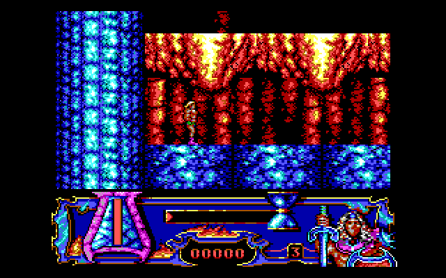 Satan IBM PC/Compatibles Screenshot: Game start.