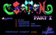 Satan for IBM PC/Compatibles - Title screen.
