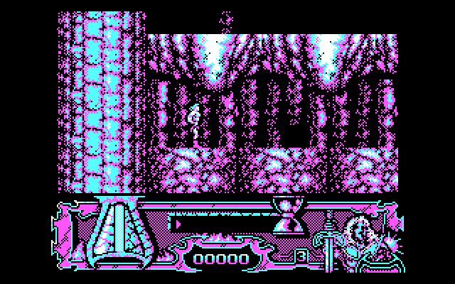 Satan IBM PC/Compatibles Screenshot: Game start.