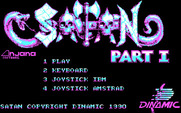 Satan for IBM PC/Compatibles - Title screen.