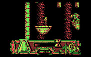 Satan for IBM PC/Compatibles - In CGA mode this area of the game uses an alternate color palette.