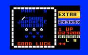 Lady Bug for Intellivision - The next level features the bonus letters A and X.