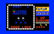 Lady Bug for Intellivision - The next level has a Radish as a bonus item.