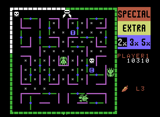 Lady Bug ColecoVision Screenshot: I was caught!