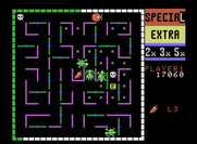 Lady Bug for ColecoVision - If you can, grab the bonus in the middle of the maze...