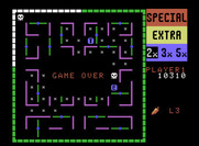 Lady Bug for ColecoVision - Game over.