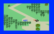 Armor Battle for Intellivision - The black tank has been hit!