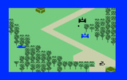 Armor Battle for Intellivision - Sneaking up on the black tank...