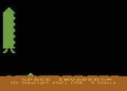 Space Invaders for Atari 8-bit - Title screen.
