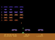 Space Invaders for Atari 5200 - Game start.