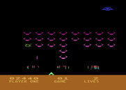 Space Invaders for Atari 5200 - If any invaders land, the game is over.