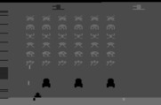 Space Invaders for Atari 2600 - Starting screen.