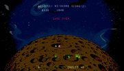Space Invaders for Arcade - Game over.