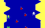 ScubaVenture for IBM PC/Compatibles - Game start; collect the rare fish!
