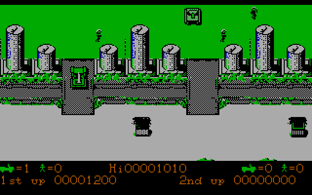 Jackal IBM PC/Compatibles Screenshot: Heading to the next area...