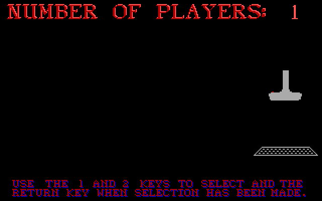 Jackal IBM PC/Compatibles Screenshot: Setting up some game options.