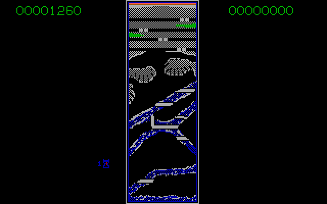 Jackal IBM PC/Compatibles Screenshot: Game over...