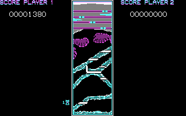 Jackal IBM PC/Compatibles Screenshot: Game over.