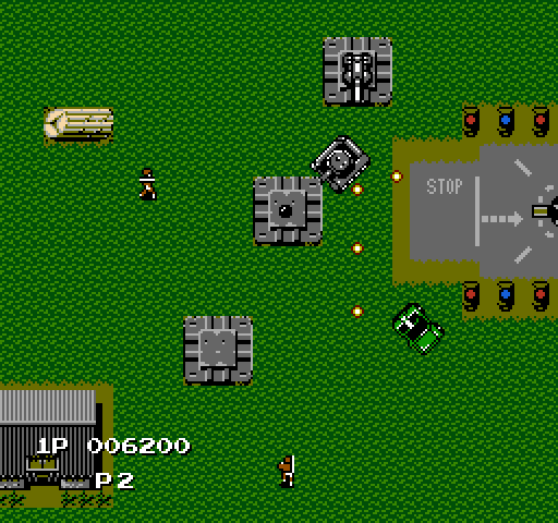 Jackal NES / Famicom Screenshot: Under attack again!
