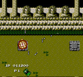 Jackal for NES / Famicom - Title screen (Japanese version).