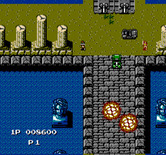 Jackal for NES / Famicom - Almost to the end of the bridge...