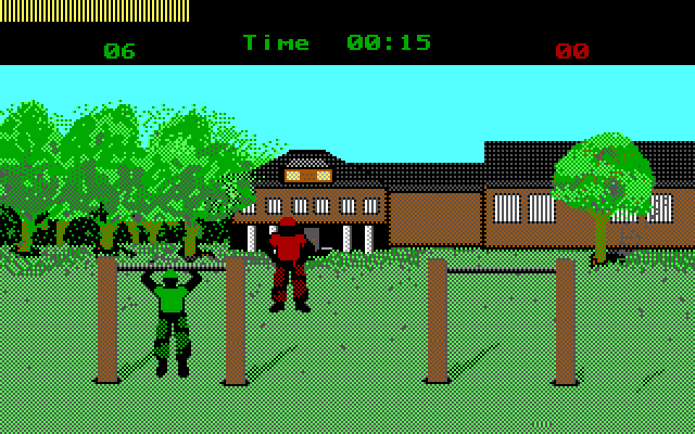 Boot Camp IBM PC/Compatibles Screenshot: I have to do some pull-ups.