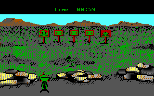 Boot Camp IBM PC/Compatibles Screenshot: Another firing range...