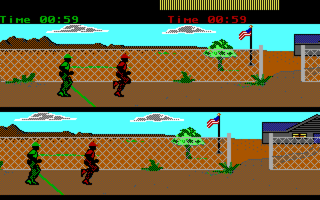 Boot Camp IBM PC/Compatibles Screenshot: The first challenge begins!