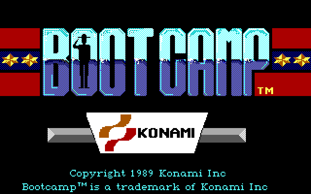 Boot Camp IBM PC/Compatibles Screenshot: Title screen.